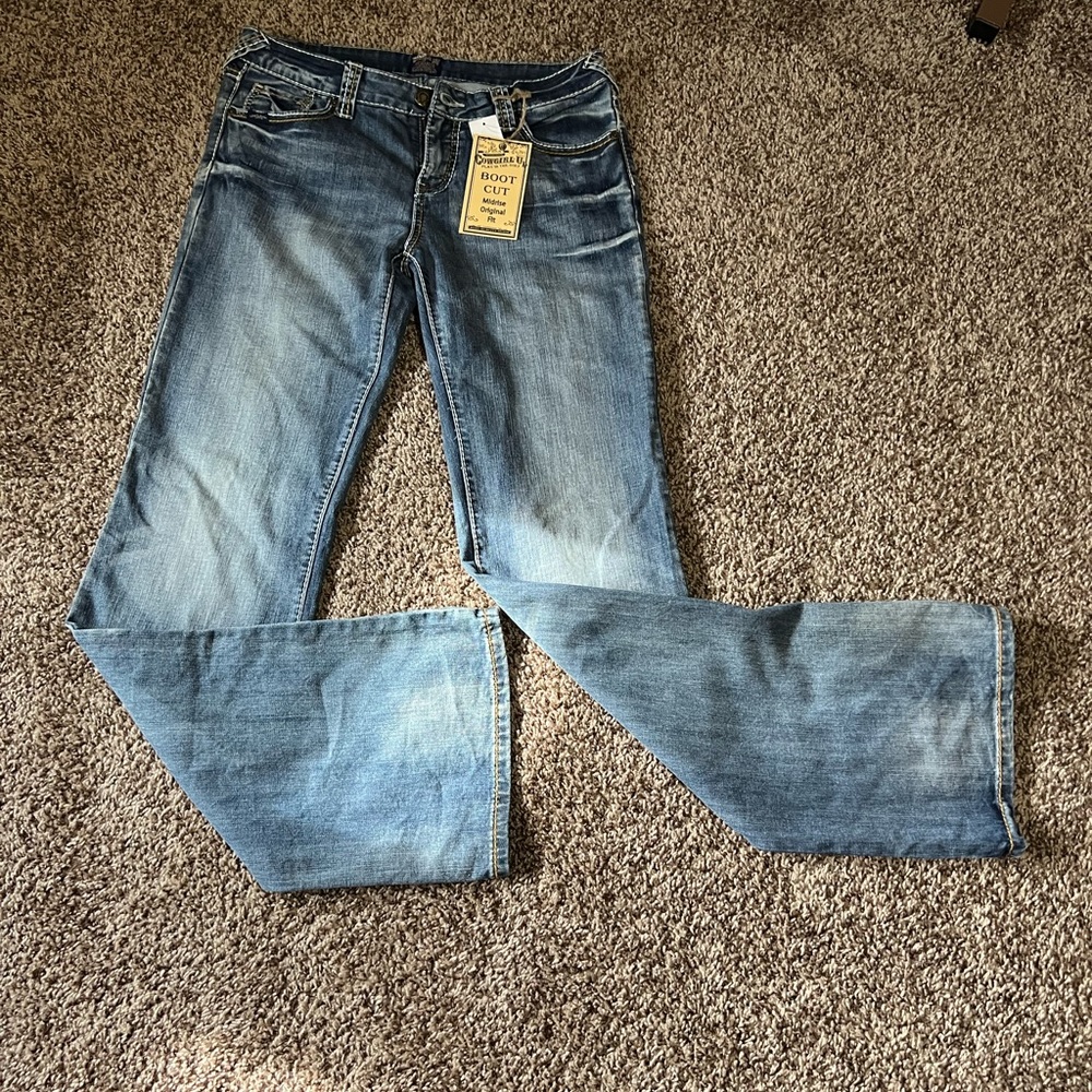 NWT Cowgirl Up jeans size 31/10 Long